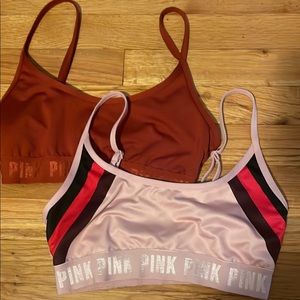 PINK sports bra pack of 2